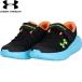 *** < Under Armor > UNDER ARMOUR UA SURGE 4 AC( наземный * бег / boys ) 3027104 (Black/BlueBlur/HyperGreen(007))