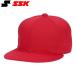 ** <es SK > SSK 6 person type Baseball колпак (tsuba Flat модель ) BC068 (20: красный )es SK (bc068-20-ssk1)