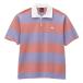 ** почтовая доставка отправка < canterbury > CANTERBURY Short рукав 4 дюймовый полоса регби джерси ( унисекс ) RA33002 (76: лаванда )