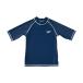 *** почтовая доставка отправка < скорость > Speedo половина рукав Rush Guard ( Junior | school | tops ) SD65J15 (NB: темно-синий голубой ) плавание (sd65j15-nb-spd1)