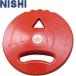 ** <nisi спорт > NISHI IAAF Kids DISC резиновый 1000g φ200mm красный легкая атлетика иен запись бросание T5353