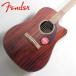 Fender CD-140SCE Dreadnought Walnut Fingerboard All-Mahogany w/case[ крыло электроакустическая гитара ]
