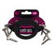 ERNIE BALL 6222 12FLAT RIBBON PATCH CABLE 3-PACK - BLACK соединительный кабель ( Ernie Ball )