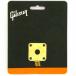 [Gibson][ Jack plate ]Gibson Gear Jack Plate - Gold (PRJP-020)