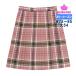  форма юбка rose Brown проверка W75/W80/W85 длина 54 колено длина s Lee season сделано в Японии KURI-ORI clio li
