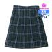  форма юбка летний KURI-ORI clio li темно-зеленый × голубой проверка W60/W63/W66/W69/W72 длина 54