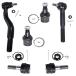 Detroit Axle - 4WD Front 6pc Suspension Kit for 99-04 Ford F-250 F-350 F-450 F-550 Super Duty, 00-05 Excursion, 2 Tie Rods 4 Upper Lower Ball Joints 2