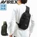  original pouch attaching Avirex body bag AVIREX bag SOLID solid one shoulder bag diagonal .. vertical military men's lady's AX2051