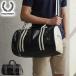  максимальный 51%*12/29 до Fred Perry сумка "Boston bag" путешествие большая вместимость мужской женский FRED PERRY легкий довольно большой наклонный ..2WAY 23L A4 Classic Barrel Bag L7255