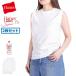�ő�41%��10/11���� �w�C���Y T�V���c ���f�B�[�X Hanes Japan Fit for HER �m�[�X���[�u �^���N�g�b�v ��100% �X���[�u���XT�V���c 5.3oz HW5317