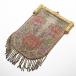 Antique flower motif tassel Party beads bag