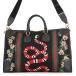  Gucci сумка "Boston bag" Sherry линия Sune -k Sherry линия парусина / кожа 459291 GUCCI сумка чёрный [ безопасность гарантия ]