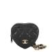  Chanel цепь сумка-пояс matelasse Heart здесь Mark овчина AP2787 CHANEL сумка чёрный [ безопасность гарантия ]