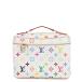  Louis Vuitton косметичка монограмма * многоцветный LV × TM колено s* BB M28340 косметичка cosme бардачок Мураками . сотрудничество 