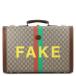  Gucci чемодан поддельный узел принт medium GGs шкив m611642 GUCCI путешествие путешествие [ безопасность гарантия ]