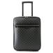  Louis Vuitton Carry кейс Damier *gla Fit . газ 45 N23302 LOUIS VUITTON путешествие чемодан чёрный черный [ безопасность гарантия ]