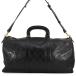  Chanel сумка "Boston bag" Bicolore овчина CHANEL сумка путешествие 2way сумка на плечо чёрный [ безопасность гарантия ]
