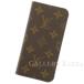  Louis Vuitton iPhone кейс монограмма iPhone X XS folio M63443 смартфон кейс мобильный кейс 