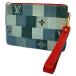  Louis Vuitton сумка монограмма * Denim M68761 LOUIS VUITTON Vuitton клатч небольшая сумочка [ безопасность гарантия ]