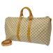  Louis Vuitton сумка "Boston bag" Damier * azur ключ poru частота lie-ru55 N41429 путешествие сумка путешествие для сумка [ безопасность гарантия ]