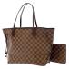 ルイヴィトン トートバッグ ダミエ ネヴァーフルMM ポーチ付き N41358 LOUIS VUITTON バッグ