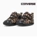  Converse CONVERSE Kids спортивные туфли baby все Star LP V-1 мужчина девочка ребенок обувь Leopard леопардовая расцветка пинетки текстильная застёжка 