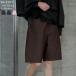 [2026S/S PRE ORDER] брюки шорты колено длина женский 3 цвет M размер Denim брюки укороченные брюки талия резина боковой карман ремень петля имеется весна лето 