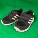  Adidas adidas спортивные туфли Ortholite текстильная застёжка Kids baby 12 см чёрный черный 