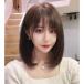 природа . человек шерсть 100% полный парик женский человек шерсть парик Bob Short semi длинный женщина медицинская помощь для парик tei Lee ime чейнджер мода парик жаростойкий 