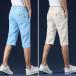  Golf одежда мужской лето стрейч брюки шорты 7 минут длина колени внизу Golf брюки укороченные брюки одноцветный белый красный темно-синий модный весна осень мужская мода 