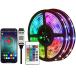 LED лента свет RGB led лента свет 1m 2m 3m 4m 5m 10m 15m 20m 25m 30 выбор возможно закрытый для ...44 ключ дистанционный пульт style свет тонировка цвет DIY супер высокая яркость непрямое освещение двусторонний лента 