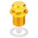  yellow color neodymium magnet drain bolt M14x1.5 oil drain plug screw washer attaching YZA033