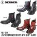 �ǥ��ʡ� HS-B9 ���եȥ������� �쥶��ZIP ���󥸥˥��֡��� DEGNER HSB9 LEATHER ZIP BOOTS WITH SHIFT GUARD �Х��� ��