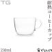 TG(�e�B�[�W�[) �ϔM�K���X �R�[�q�[�J�b�v 230ml ���M�����[ �X�[�v�J�b�v �K���X�}�O �[�V���l ��p�ޗ��H�� Heat-resistant Glass Coffee Cup set