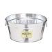 OBAKETSUo ведро корыто ведро 7.5L серебряный 