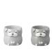 [shunau The -] little resin pot 1 номер горшок 2 шт. комплект животное собака поли resin суккулентное растение Mini посадочная машина бардачок ширина 4.2* глубина 4.5* высота 4.2cm