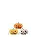 [ тыква ]5%OFF нежный тыква орнамент M 3 шт. комплект Halloween тыква украшение интерьер симпатичный ширина 12* глубина 12* высота 5.5cm( полная высота 7cm)