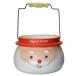 [ загрязнения * покраска .. есть * ограниченное количество ]30%OFF Рождество Santa Claus керамика посадочная машина цветок садоводство горшок симпатичный диаметр 14.5* высота 18cm( держать рука содержит )