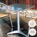  сад стол aluminium квадратное 60×60cm наружный стол 4 угол модный для бизнеса Cafe веранда 