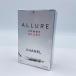 CHANEL Chanel o-dutowa let ALLURE HOMME SPORT ALLURE HOMME духи мужской новый старый товар 