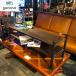 ACMEFurnitureakme фурнитура GRANDVIEW TV SHELF Grand byu- TV панель полка in пыль настоящий железный 