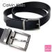  Calvin Klein ремень натуральная кожа мужской Calvin стандартный товар Klein двусторонний черный 11CK020008