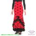  юбка Capricho( Capri cho) модель :A5-3 полька-дот рисунок для женщин размер :XS(XP) красный × чёрный полька-дот [ фламенко для ]