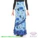  юбка Capricho( Capri cho) модель :C5-3 цветочный принт для женщин размер :M оттенок голубого [ фламенко для ]