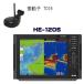  ho n Dex Fishfinder (эхолот) HE-120S 12.1 широкий плоттер Fish finder GPS встроенный TD25 Transom для 600W HONDEX