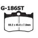 パフォーマンスマシーン：等用 || GOODRIDGE ブレーキ・パッド G186ST