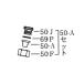 NK-�X�v�����[A�p �m�Y���Z�b�g 50A�Z�b�g (50J/69P/50A/50F)