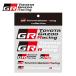 TOYOTA GAZOO Racing Logo sticker set A