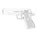 tanio*kobaGM-7.5 Pre70 FUJI Company ограниченная модель departure огонь модель оружия 1911 Government.45ACP