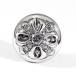 CHROME HEARTS Chrome Hearts Cross мяч серьги-гвоздики pave бриллиант мужской женский стандартный товар 